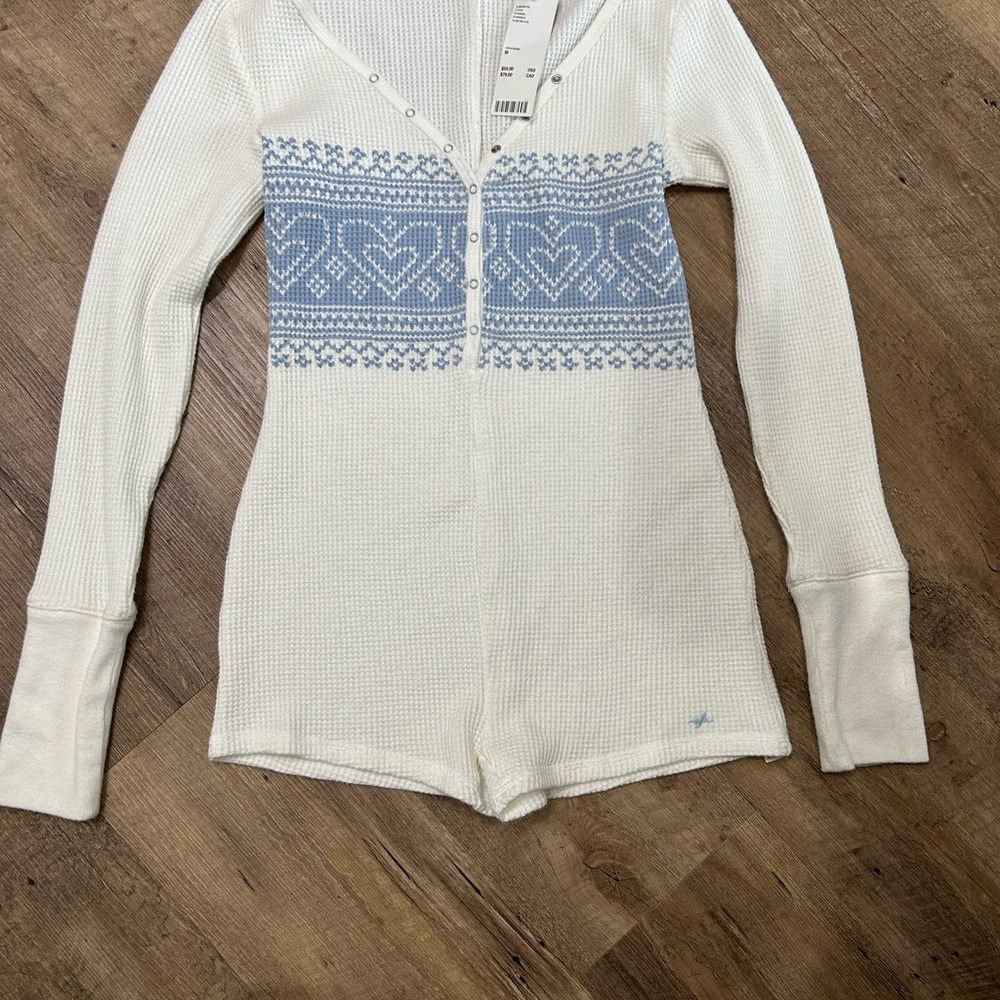 Urban Outfitters white Waffle Knit Top